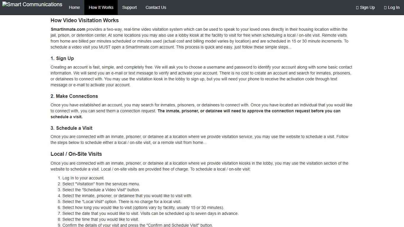 How Video Visitation Works
